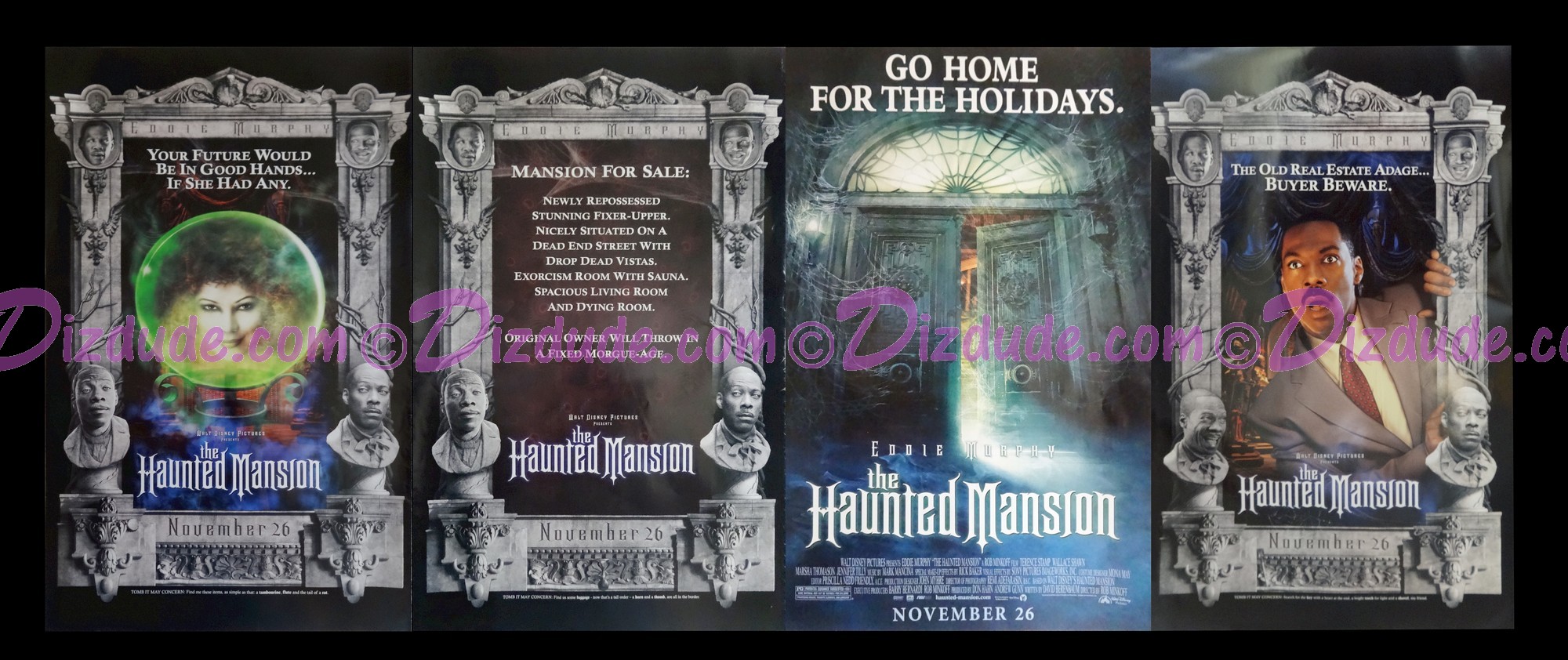 Disney Movie Poster "The Haunted Mansion" From 2003