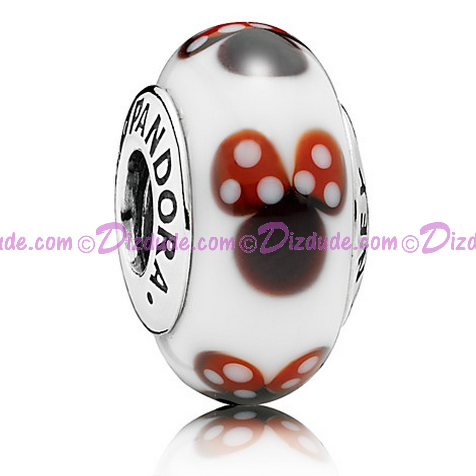 Disney Pandora "Classic Minnie" Sterling Charm with Murano Glass