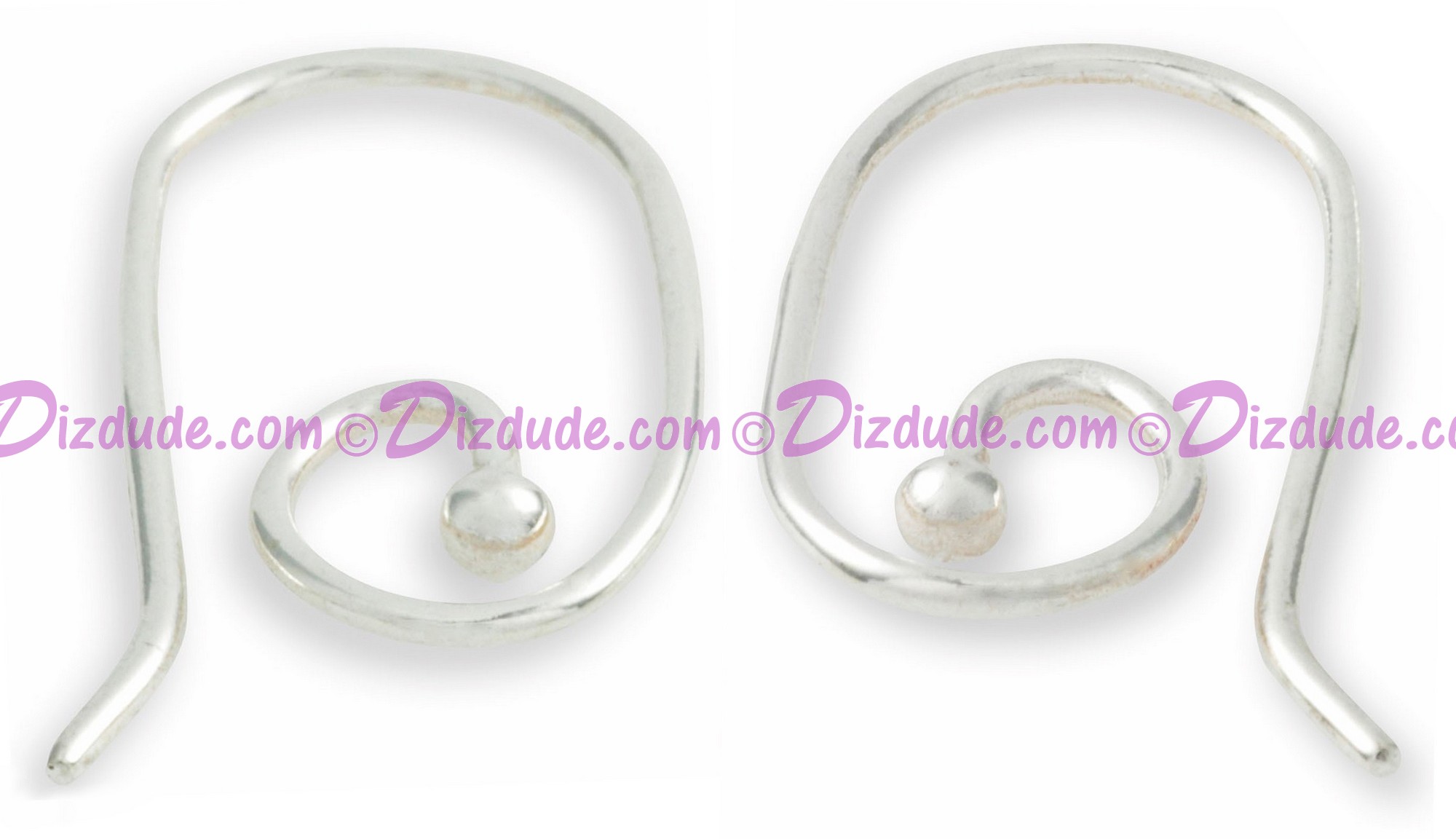 Disney Pandora Sterling Silver "Smooth Post Earrings"