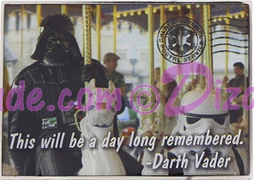 Disney Star Wars Darth Vader on a Carousel Pin
