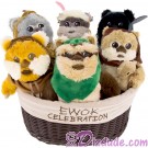 Star Wars Ewok Celebration Set of Six Plushes 9 Inch