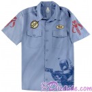 Disney Star Wars Jango or Boba Fett Blue Collar Work Adult Shirt