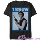 Star Wars Han Solo Famous Love Quote I Know Adult T-Shirt 
