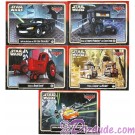Complete Set of Disney Pixar “Cars” as LucasFilms "Star Wars" Characters 5 Trading Cards Series 3 for Star Wars Weekends 2015