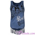 Rock 'N' Roller Coaster Fringed Aerosmith Ladies Tank Top - Disney Hollywood Studios