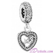 Disney Pandora Center of My Heart Dangle Charm with Cubic Zirconias - Mothers Day Collection 2015
