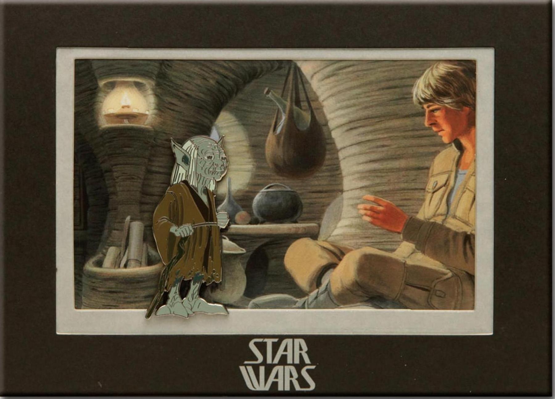 Yoda Matted Mini Print with Jumbo Pin Limited Edition 2000 Yoda Matted Mini Print with Jumbo Pin Limited Edition 2000