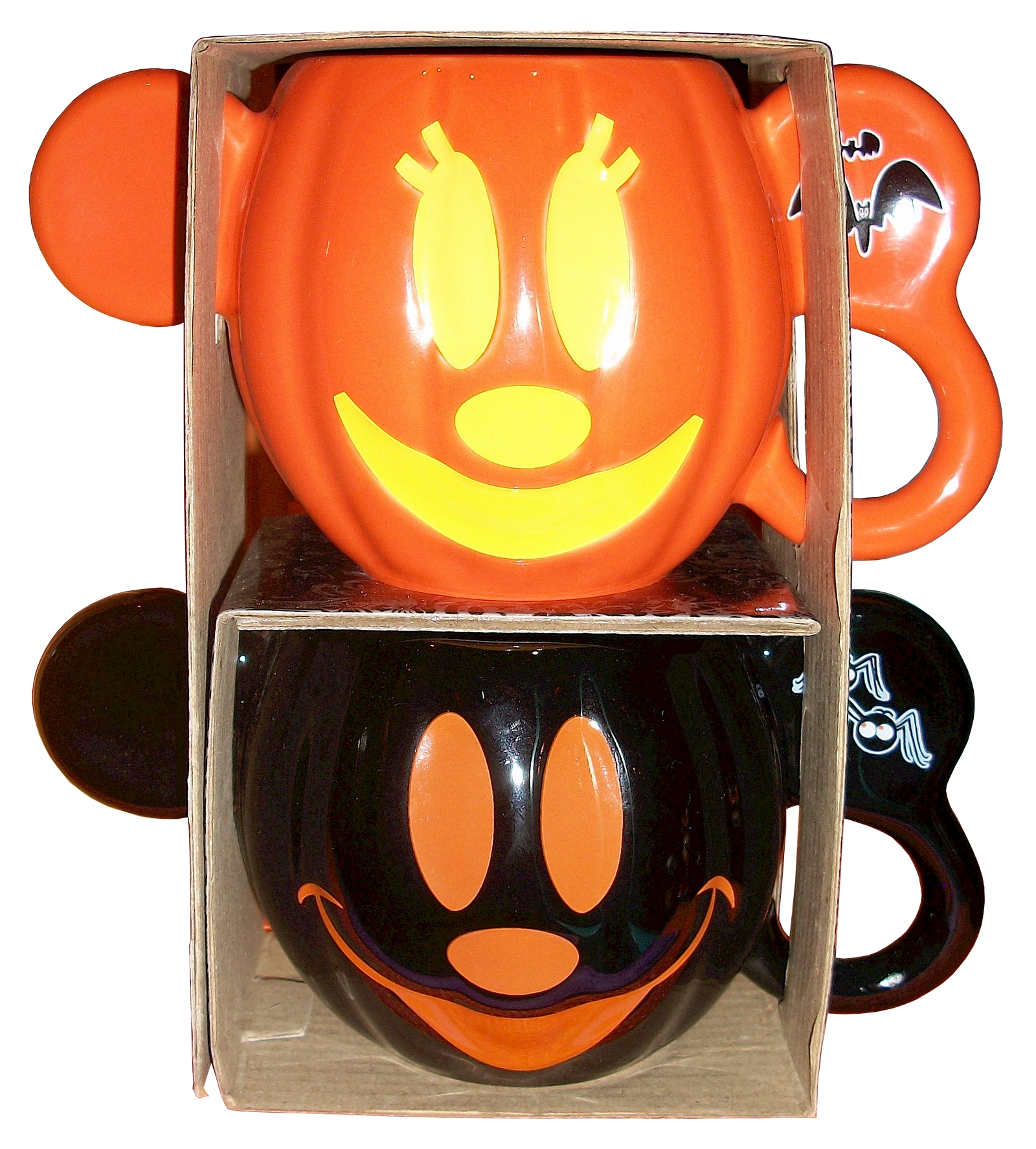 Walt Disney World Halloween 2 Piece Pumpkin Mug Set