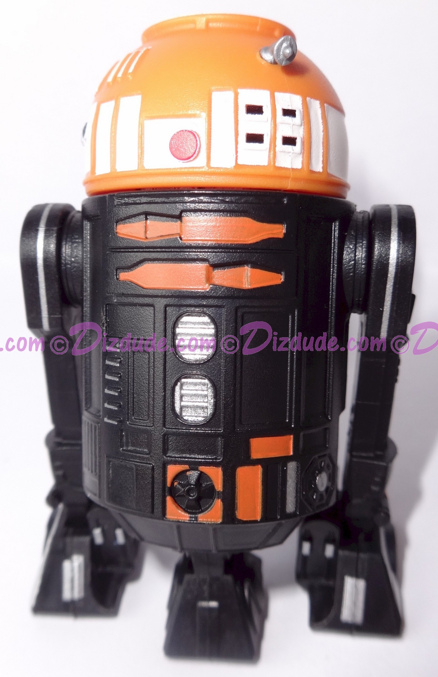 R8 Black & Orange Astromech Droid Dome ~ Pick-A-Hat ~ Series 2 from Disney Star Wars Build-A-Droid Factory © Dizdude.com