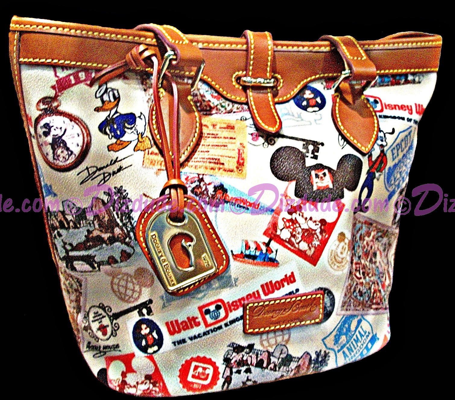 Dooney & Bourke Walt Disney World 40th Anniversary Collage Satchet © Dizdude.com