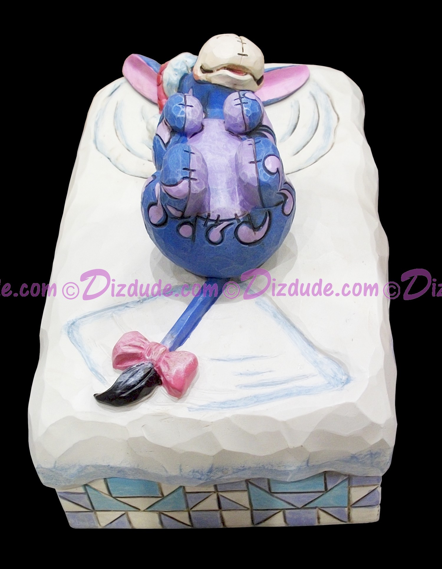 Front of the Disney Traditions Fun in the Snow with Eeyore Snow Anglel by Artist Jim Shore © Dizdude.com