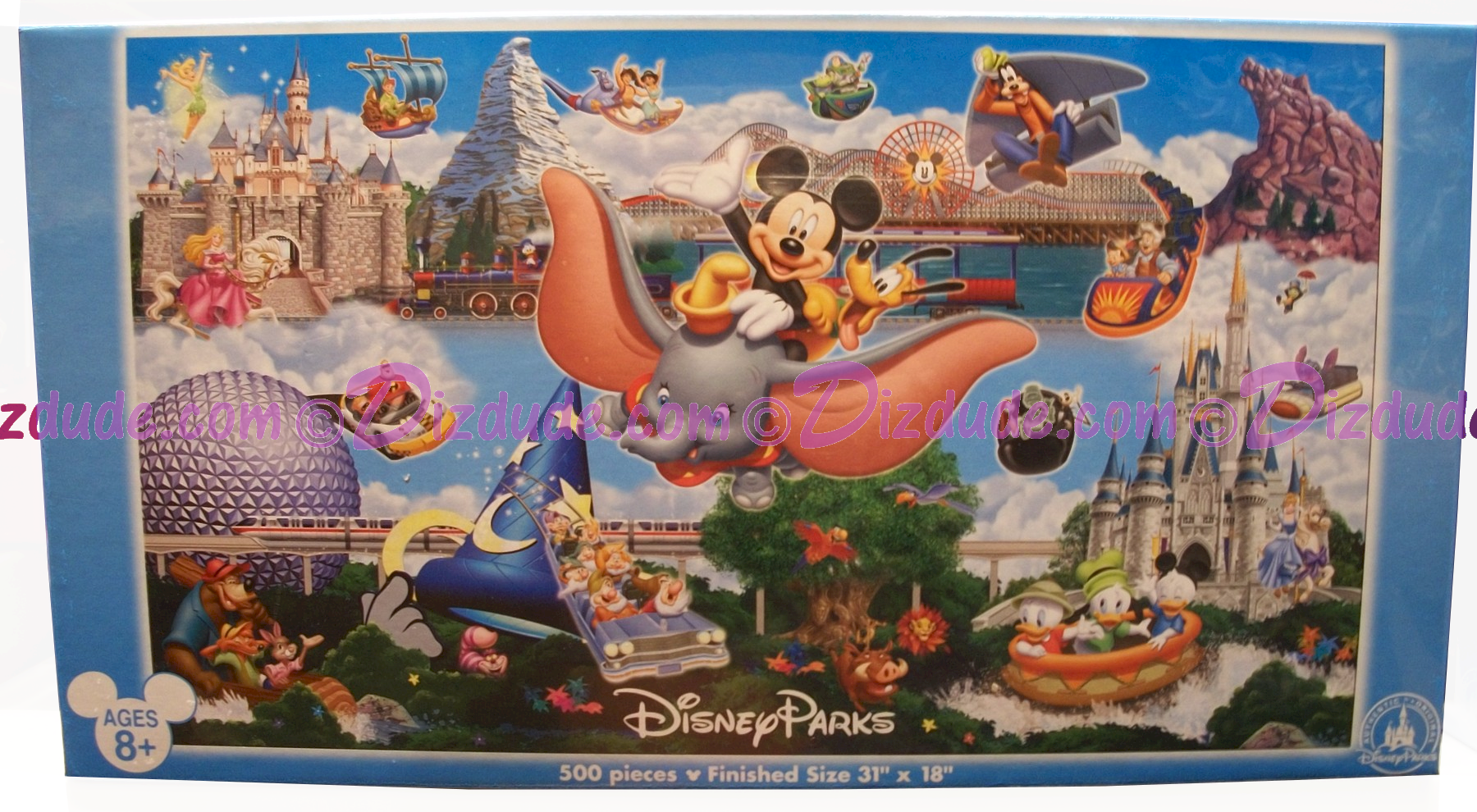 Disney World Panoramic 500 Piece Jigsaw