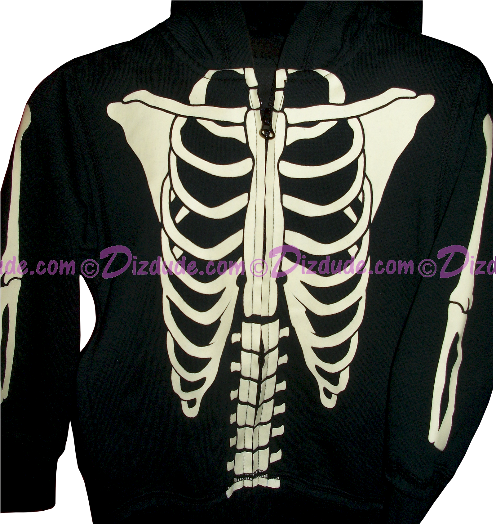 (SOLD OUT) Disney Black Pirate Skeleton Youth Hoodie