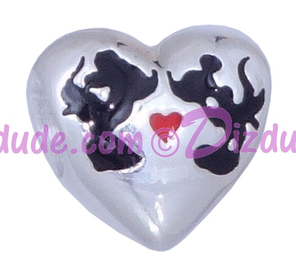 (SOLD OUT) Disney Pandora Mickey and Minnie Kiss Sterling Silver Charm