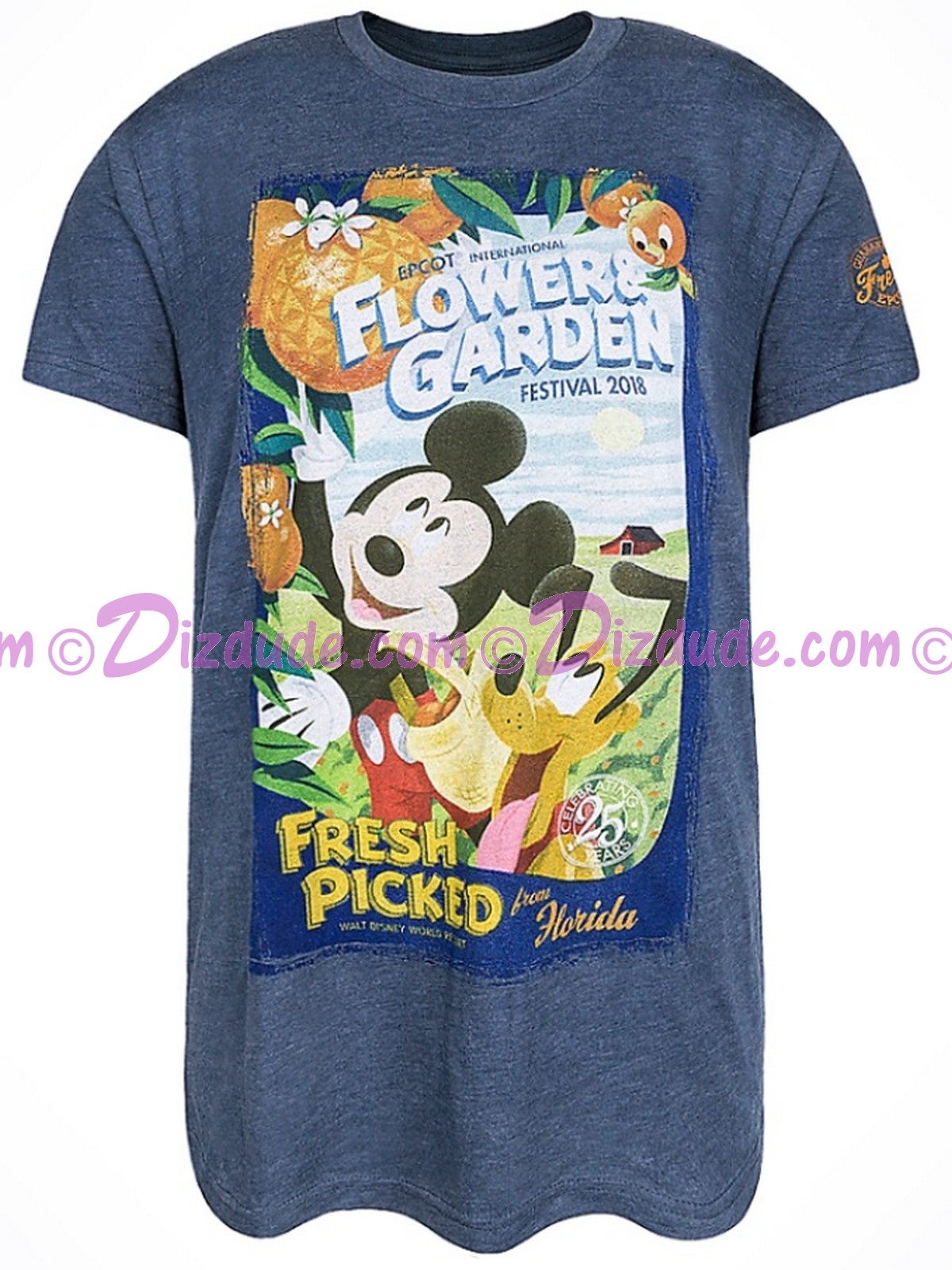 (SOLD OUT) Disney Epcot International Flower & Garden Festival 2018 Logo Poster Adult T-shirt (Tee, Tshirt or T shirt)