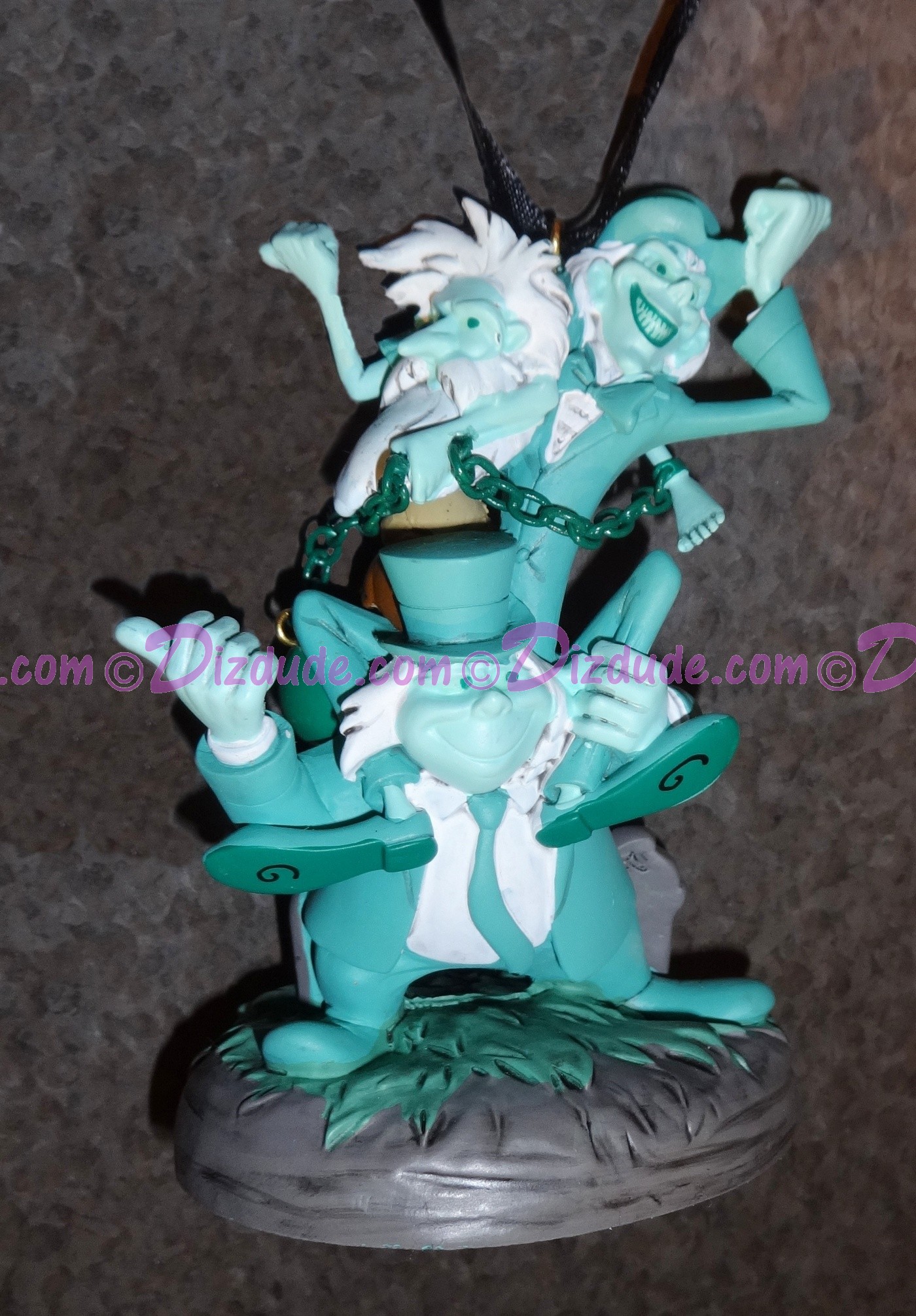 Disney Haunted Mansion Hitchhiking Ghosts Christmas Ornament © Dizdude.com