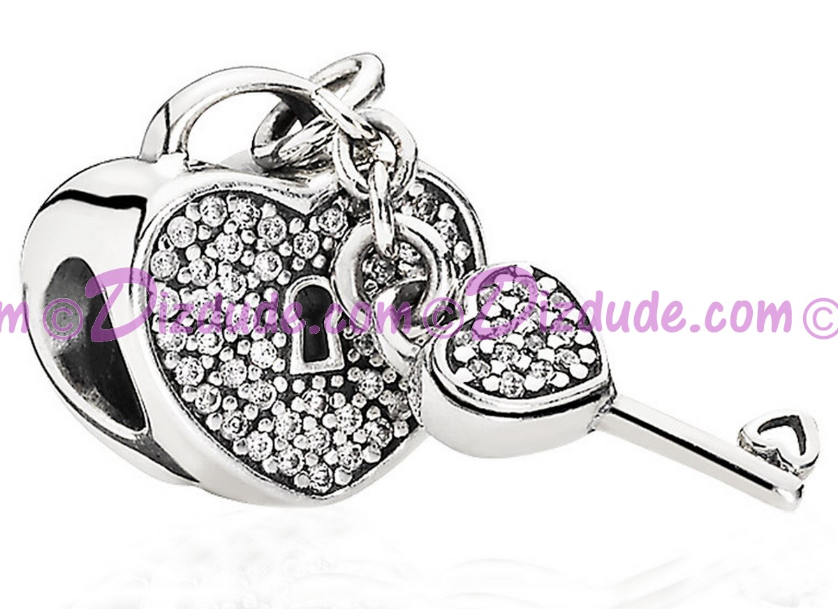 (SOLD OUT) Disney Pandora Lock of love Charm with Cubic Zirconias - Mothers Day Collection 2015