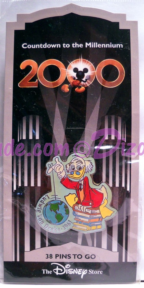 Disney Countdown to the Millennium Series #39 - Ludwig Von Drake Pin © Dizdude.com