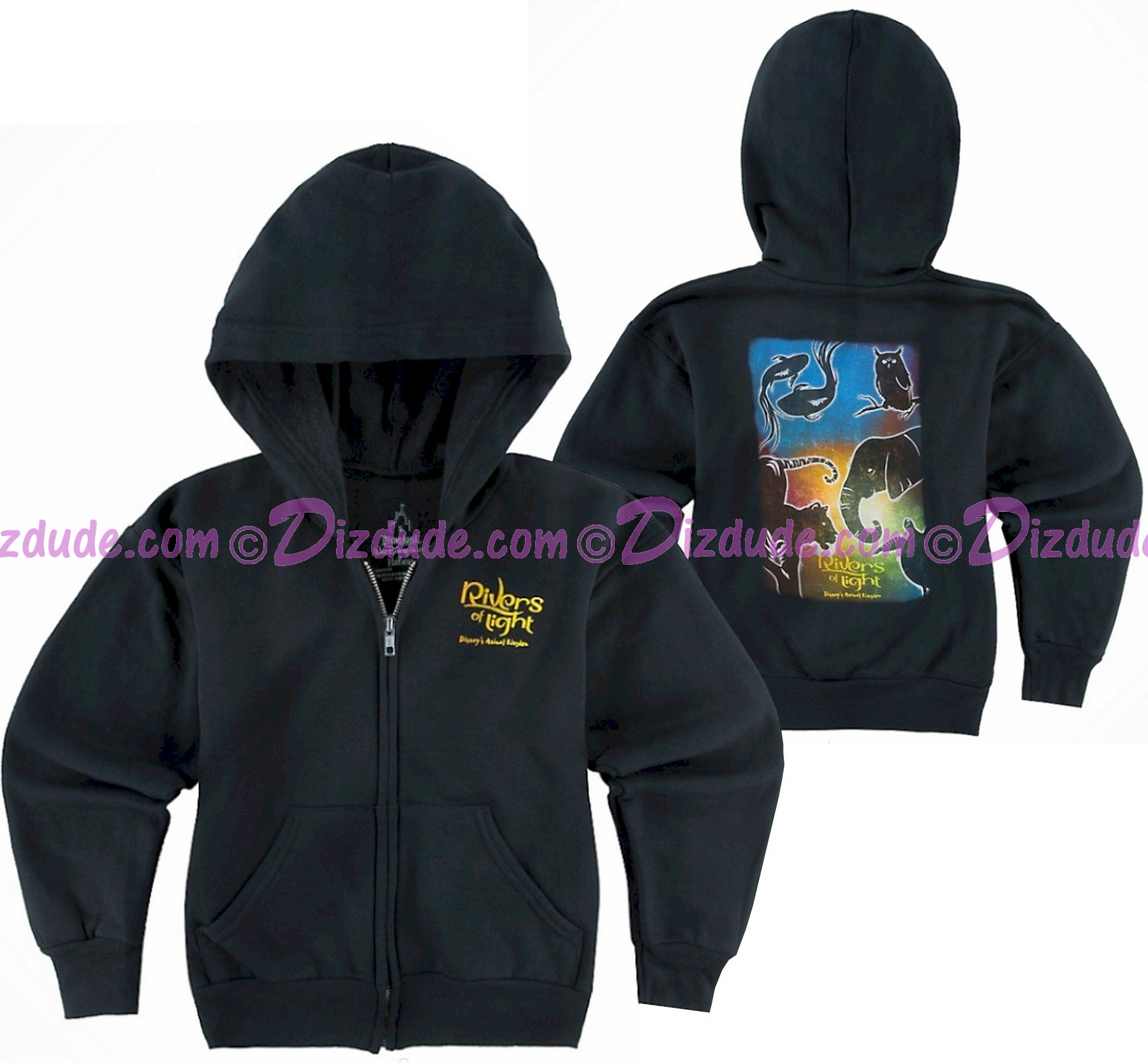 (SOLD OUT) Rivers Of Light Youth Zip Hoodie Disney Animal Kingdom