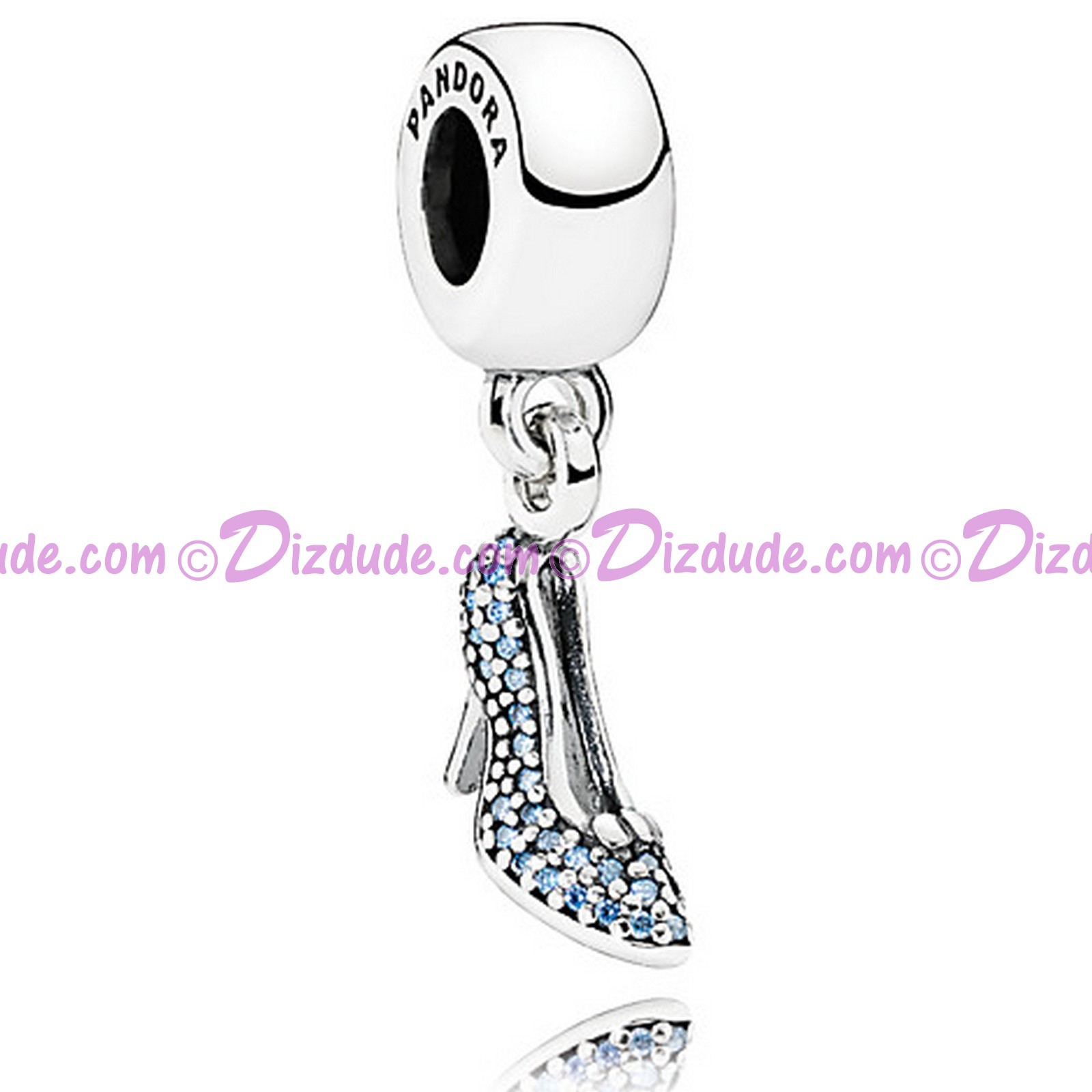 (SOLD OUT) Disney Pandora Sparkling Cinderella Slipper Sterling Silver Charm with Cubic Zirconias