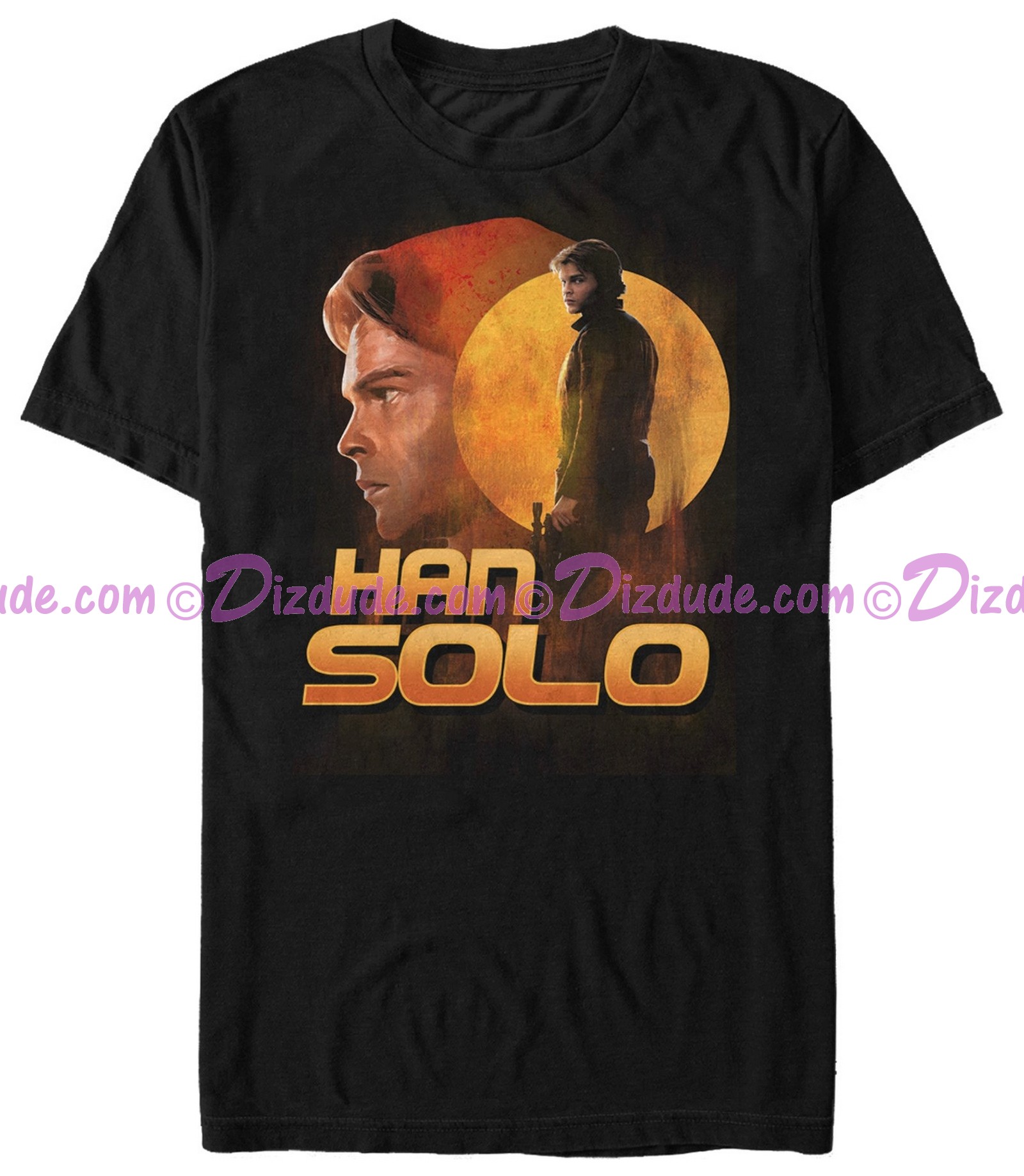 SOLO A Star Wars Story HAN SOLO Adult T-Shirt (Tshirt, T shirt or Tee)  © Dizdude.com