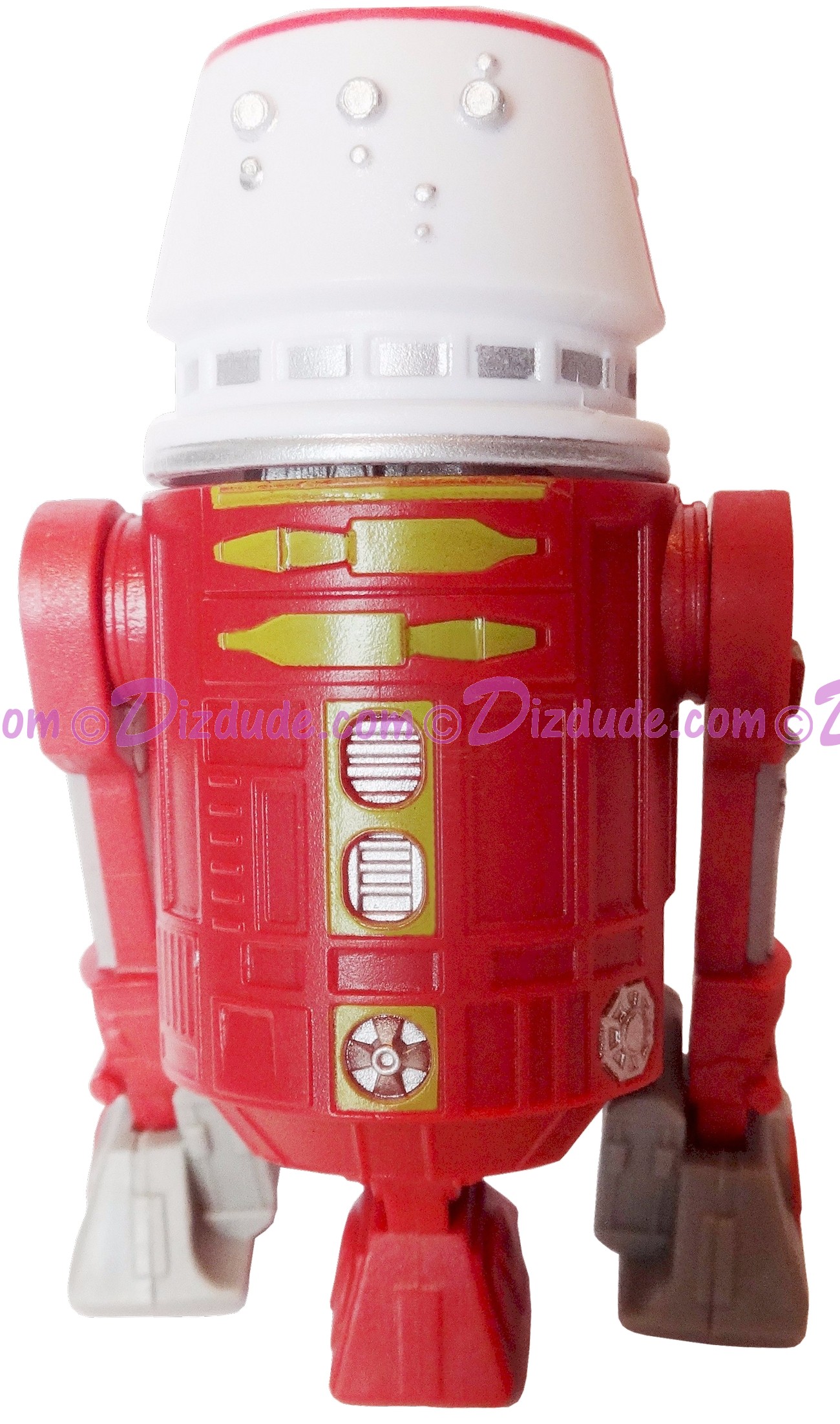 R5 Dark Red Astromech Droid ~ Pick-A-Hat ~ Series 2 from Disney Star Wars Build-A-Droid Factory © Dizdude.com
