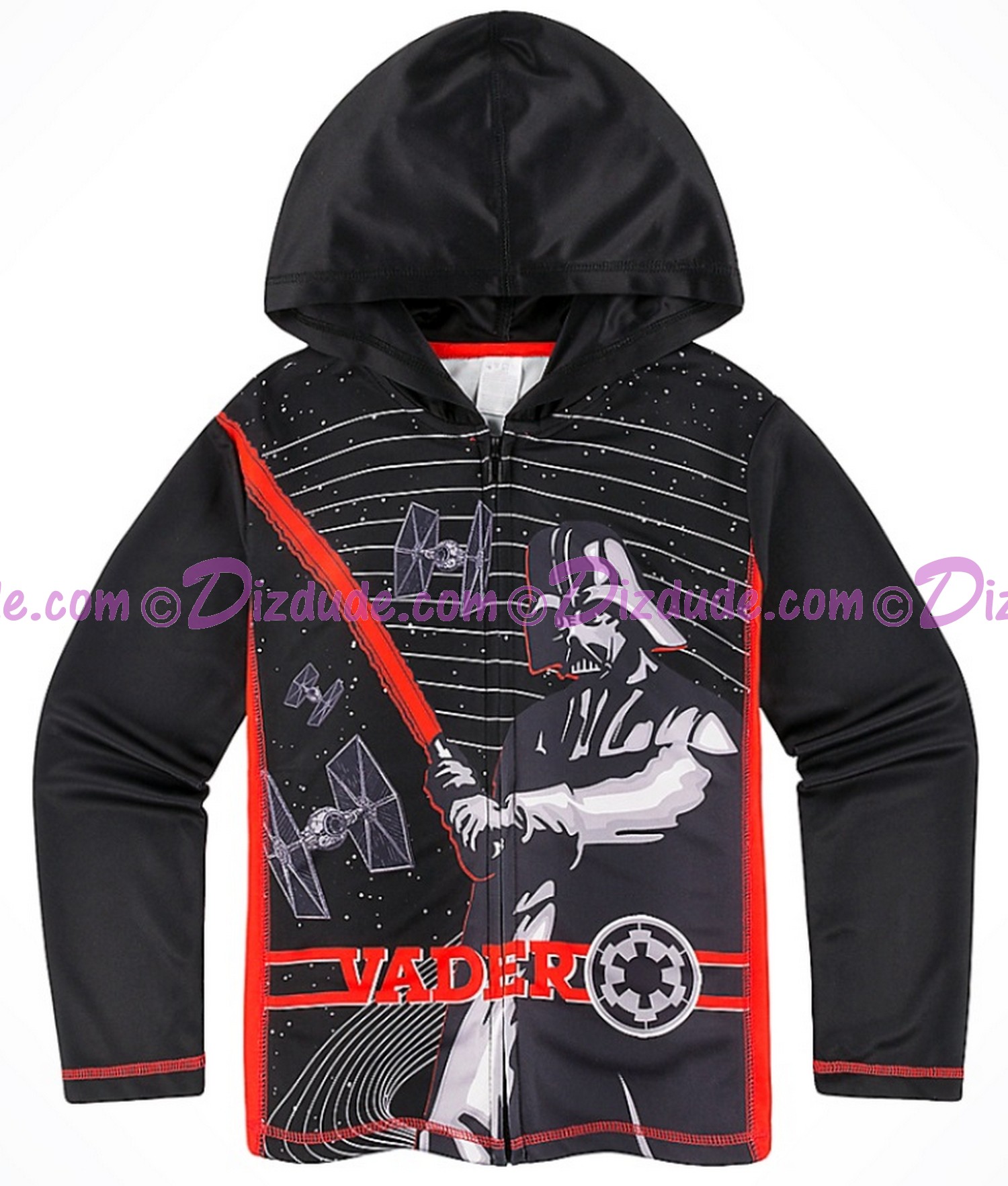 Disney Star Wars Darth Vader Jersey Knit Youth Hoodie  © Dizdude.com