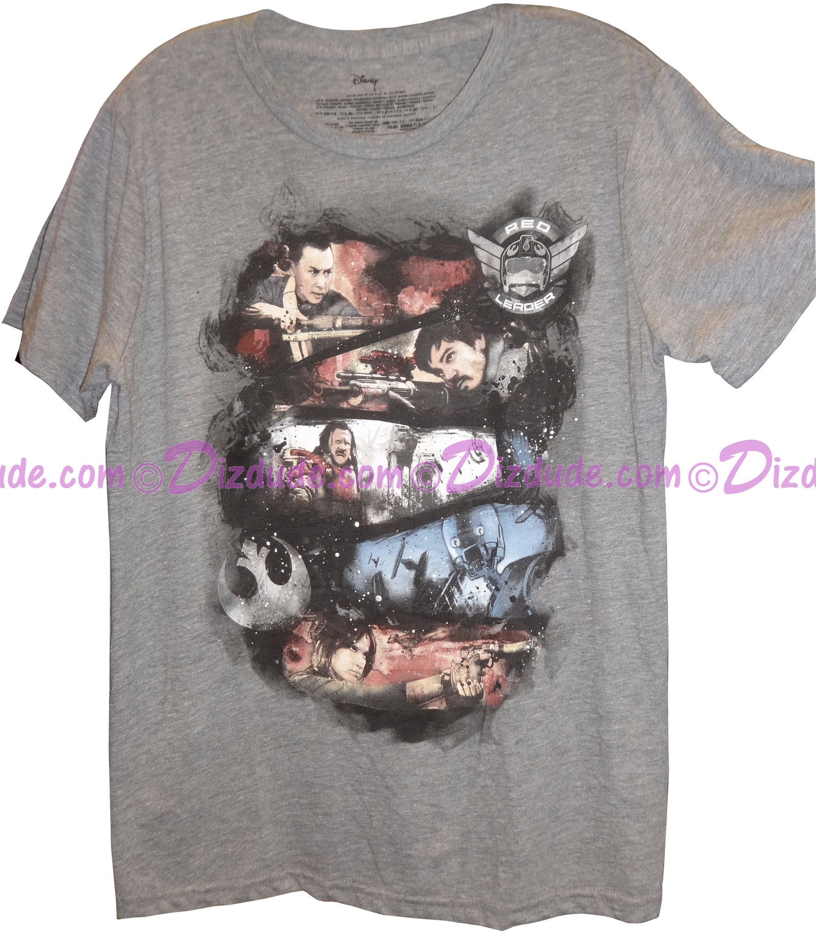 Rogue One Red Leader Adult T-Shirt (Tshirt, T shirt or Tee) - Disney's Star Wars © Dizdude.com