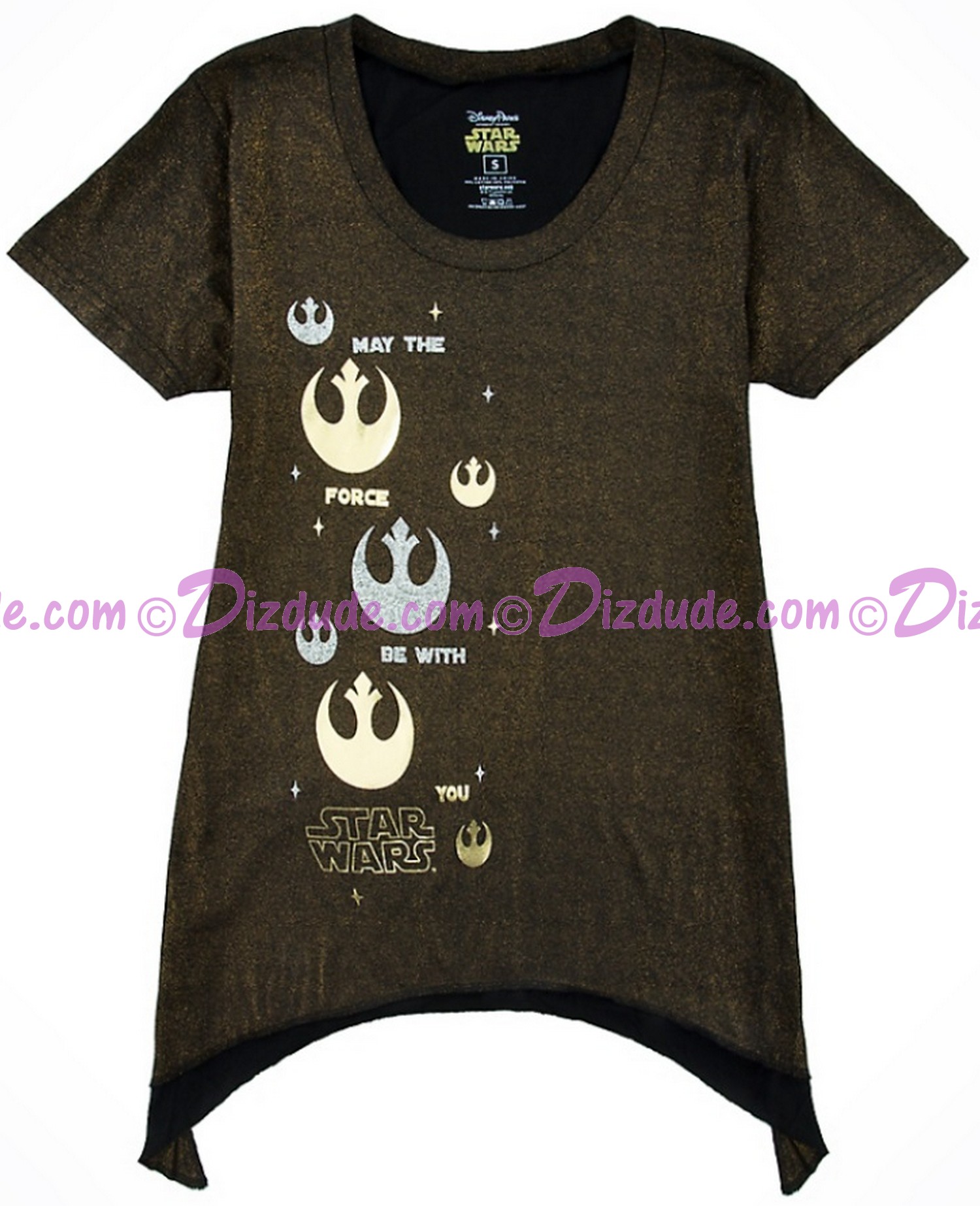 May The Force Be With You Adult T-Shirt (Tshirt, T shirt or Tee) - Disney Star Wars © Dizdude.com