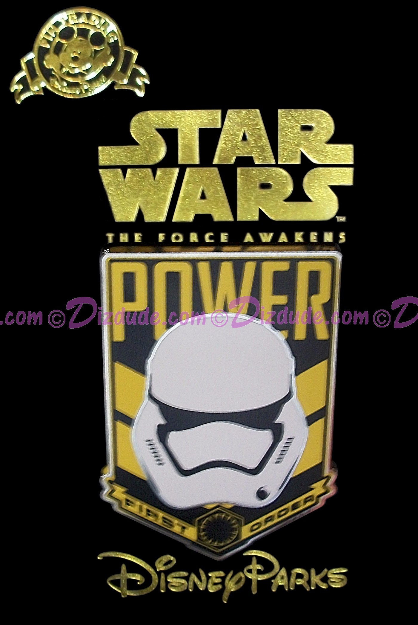 Star Wars The Force Awakens Power First Order Stormtrooper Pin © Dizdude.com