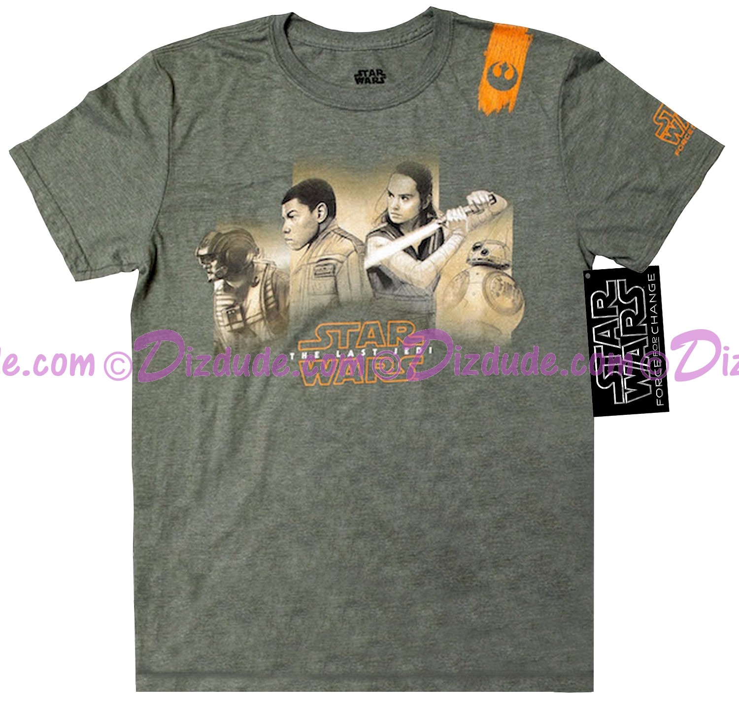 Official Disney Star Wars Episode VIII: The Last Jedi - Exclusive - Rebel Alliance Adult T-Shirt (Tshirt, T shirt or Tee) © Dizdude.com