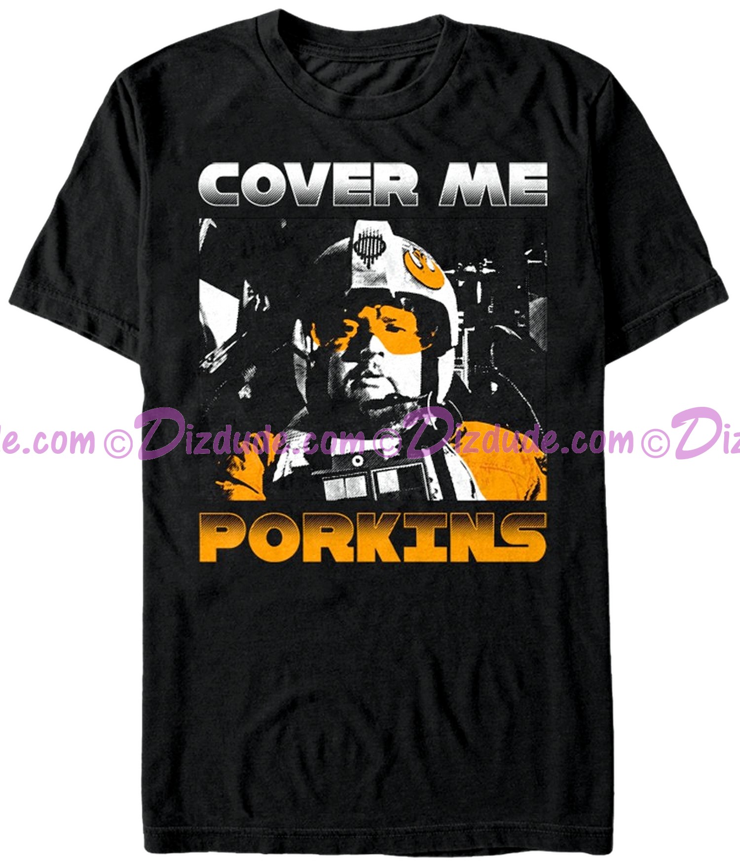Star Wars Cover Me Porkins Adult T-Shirt (Tshirt, T shirt or Tee) © Dizdude.com