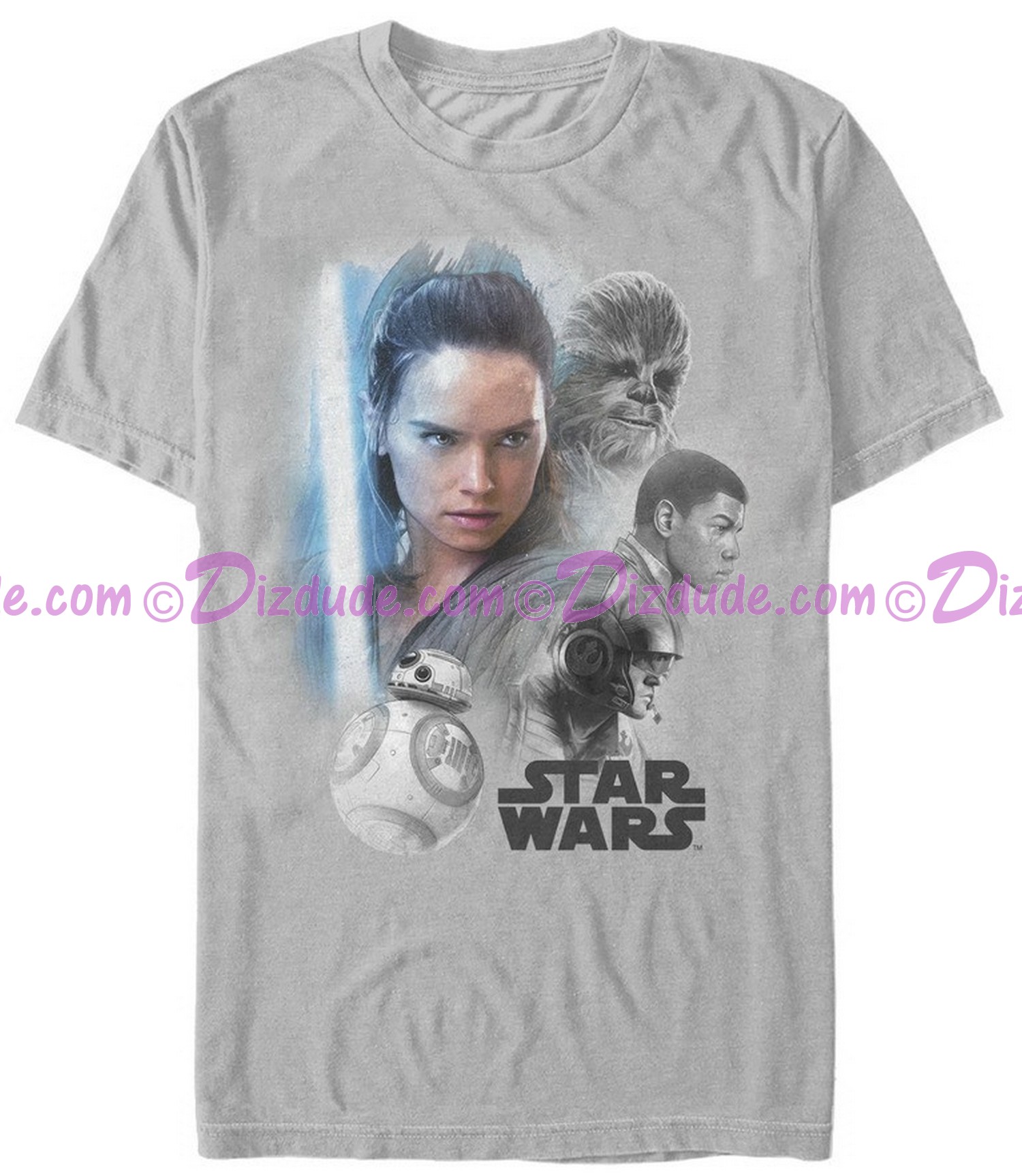 Star Wars: The Last Jedi Real Heroes Adult T-Shirt (Tshirt, T shirt or Tee) © Dizdude.com