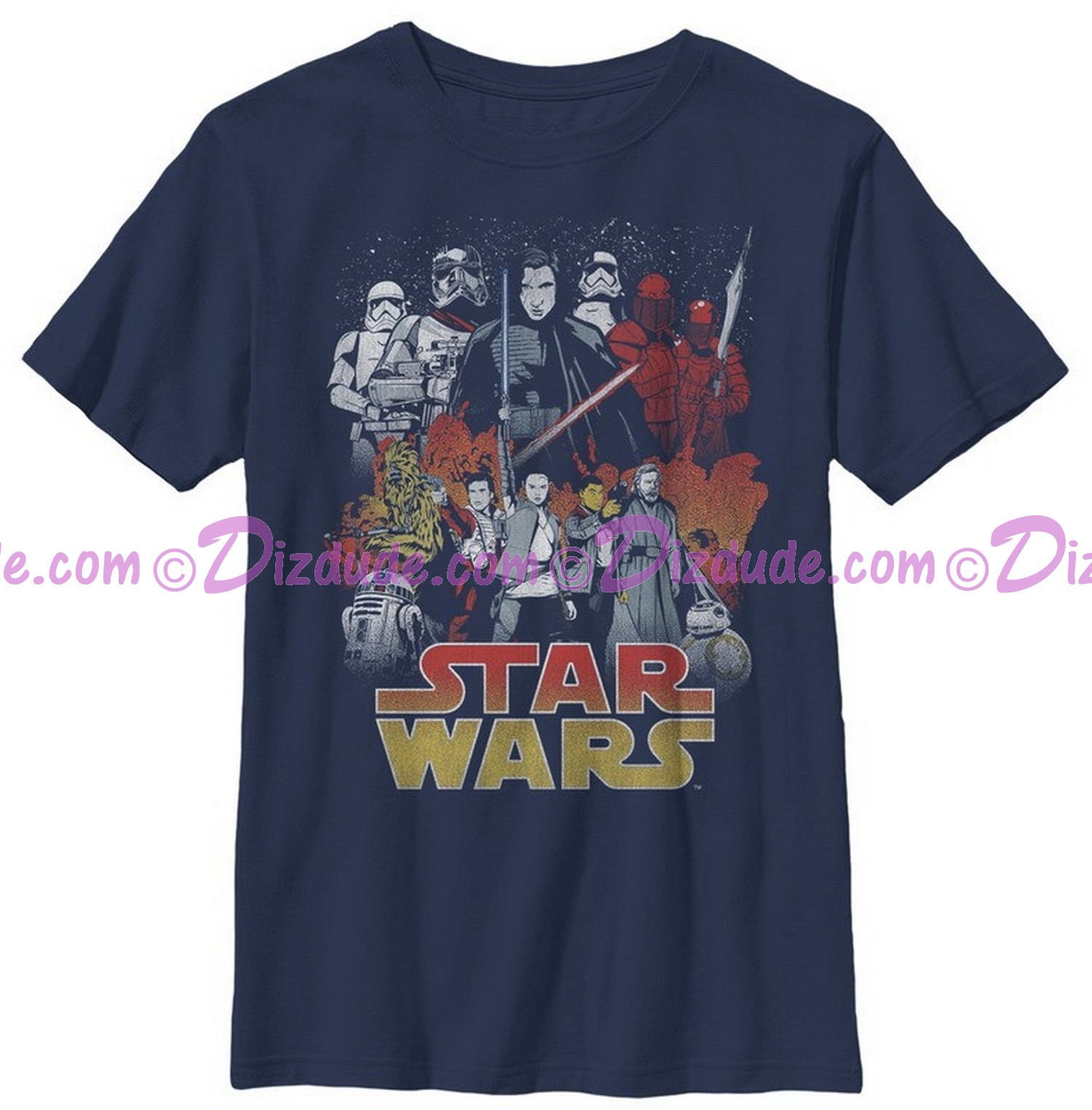 Star Wars The Last Jedi - Divine Journey Boys / Girls / Youth T-Shirt (Tshirt, T shirt or Tee) © Dizdude.com