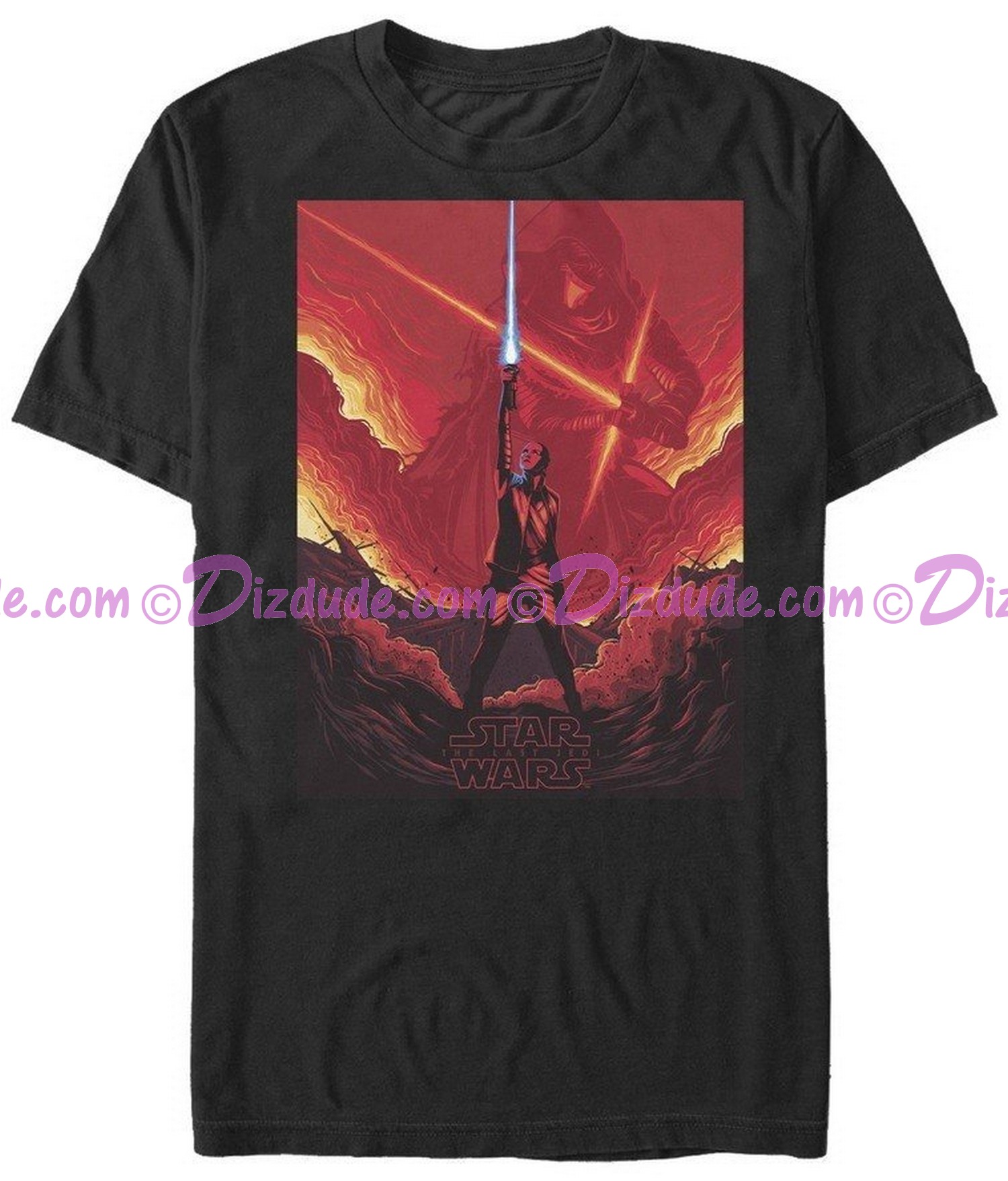 Star Wars: The Last Jedi Force Visions Adult T-Shirt (Tshirt, T shirt or Tee) © Dizdude.com