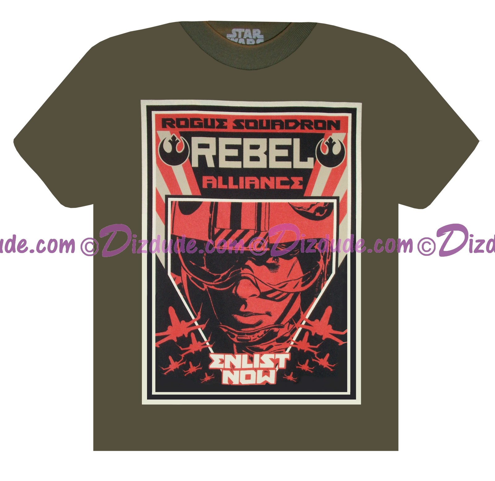 Disney Star Wars Rogue Squadron T-Shirt © Dizdude.com