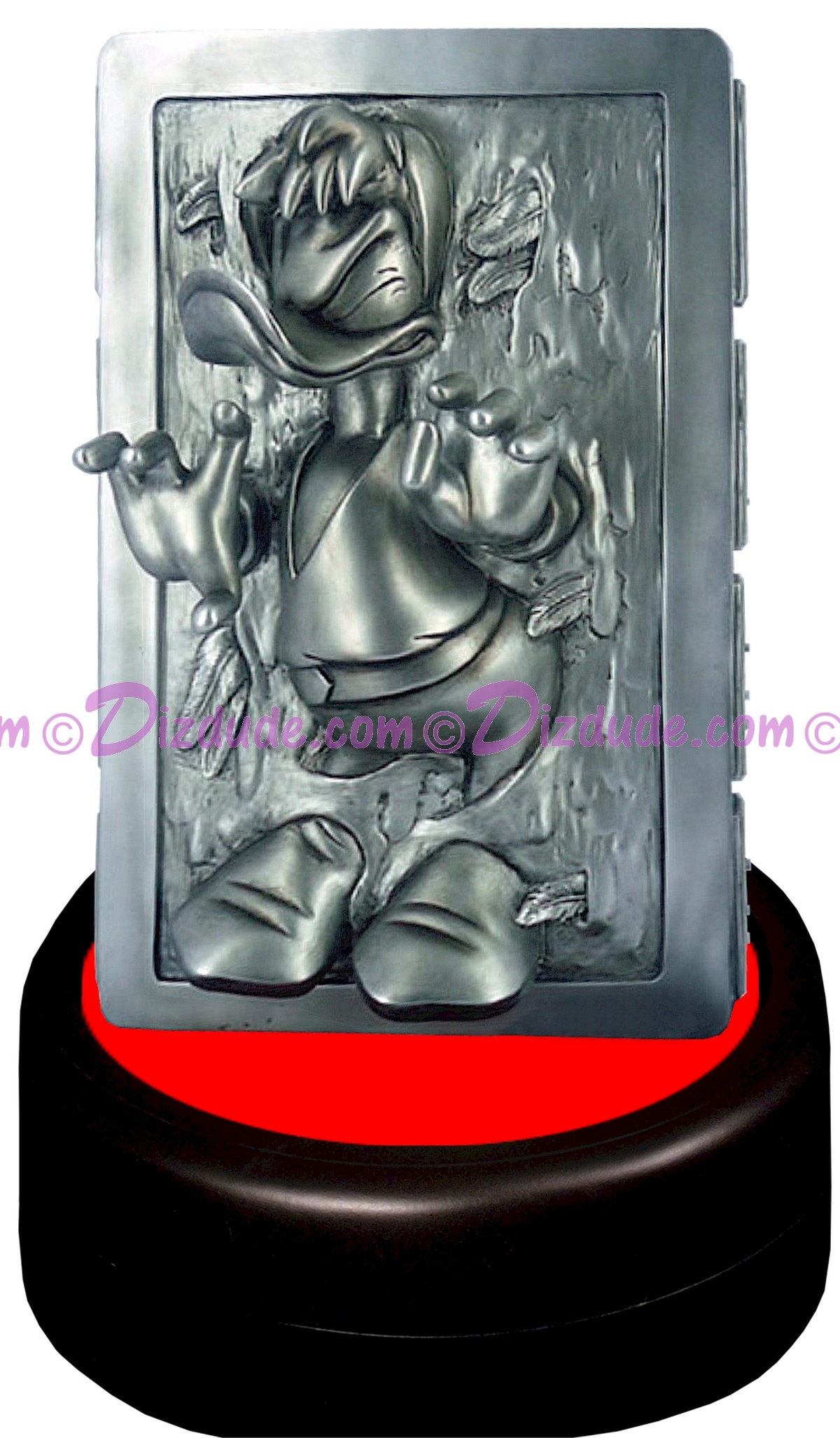 Donald Duck as Han Solo in Carbonite Medium Big Fig with pin LE 1977 Star Wars Weekends 2014 exclusive. We get it 4 U™ ~ © DIZDUDE.com