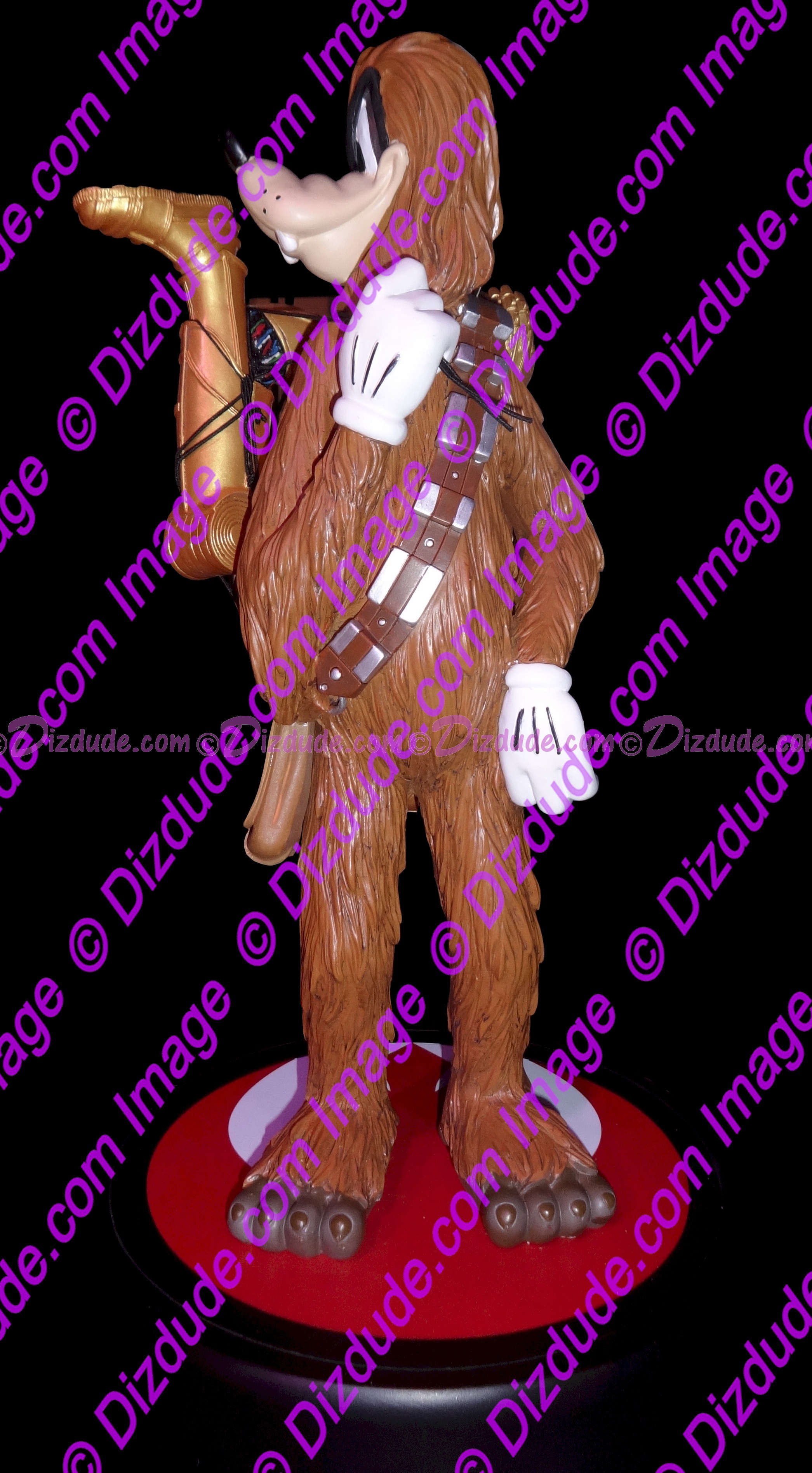 Goofy as Chewbacca Medium Big Fig with pin LE 1977  - Official Disney Star Wars Weekends 2015 Event ©Dizdude.com