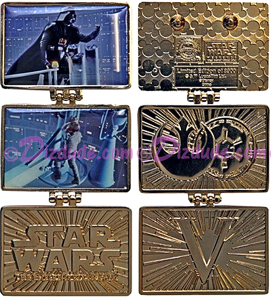 The Empire Strikes Back Hinge Pin Limited Edition 3900 - Official Disney Star Wars Weekends 2015 Event © Dizude.com