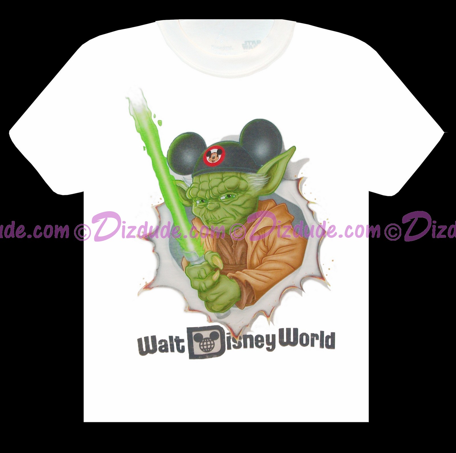 Disney Star Wars Jedi Master Yoda Peek-A-Boo T-Shirt  © Dizdude.com