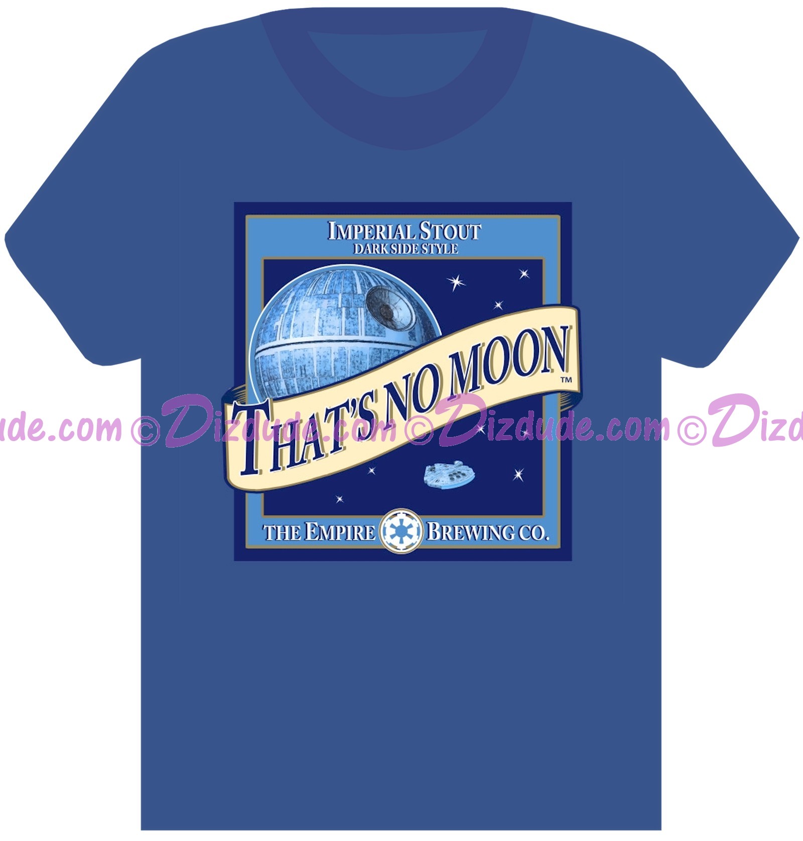 Star Wars That's No Moon - Imperial Stout ~ Fantasy T-shirt (Tshirt, T shirt or Tee) © Dizdude.com