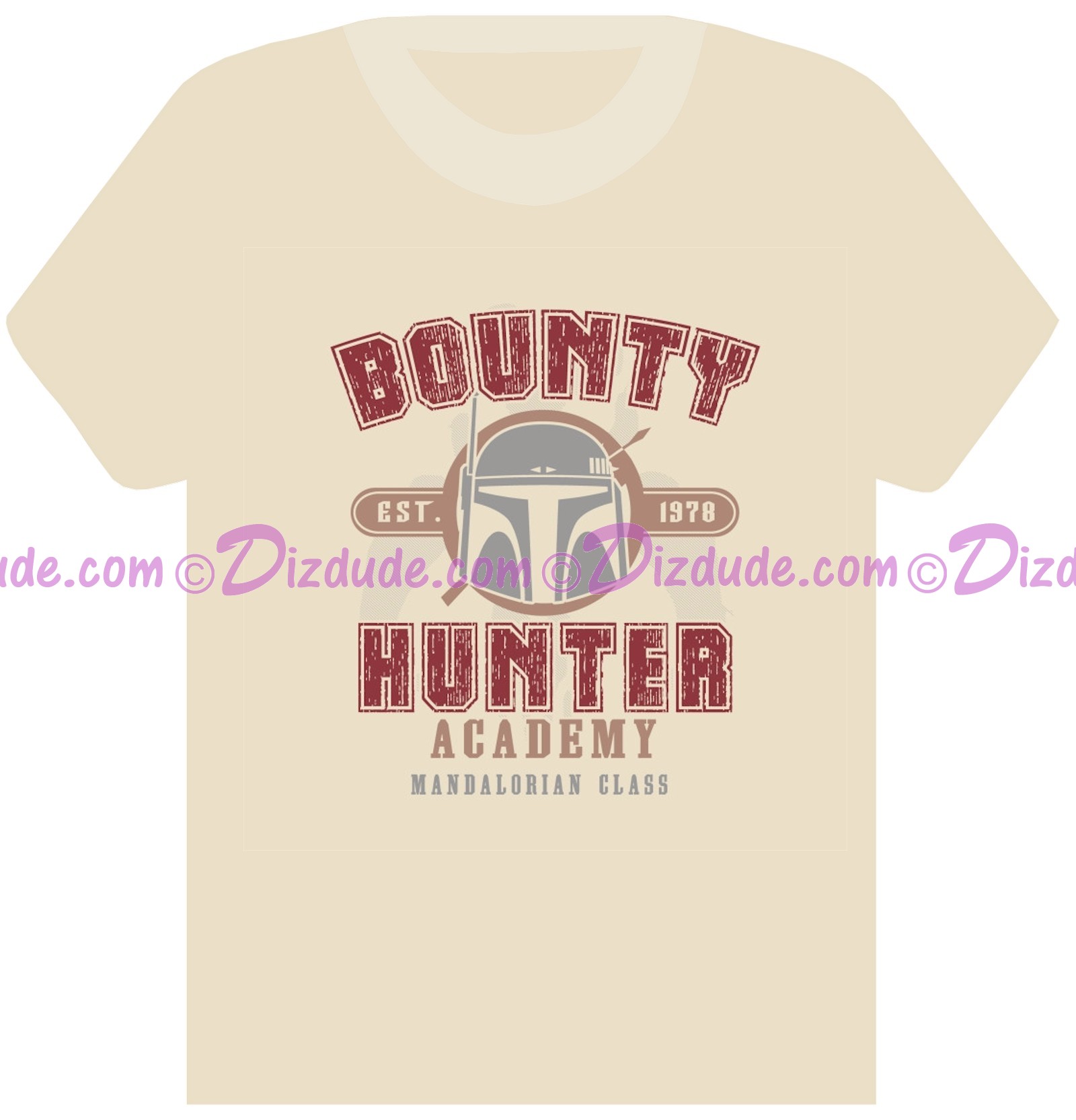 Star Wars Bounty Hunter Academy est 1978 ~ Fantasy T-shirt (Tshirt, T shirt or Tee) © Dizdude.com