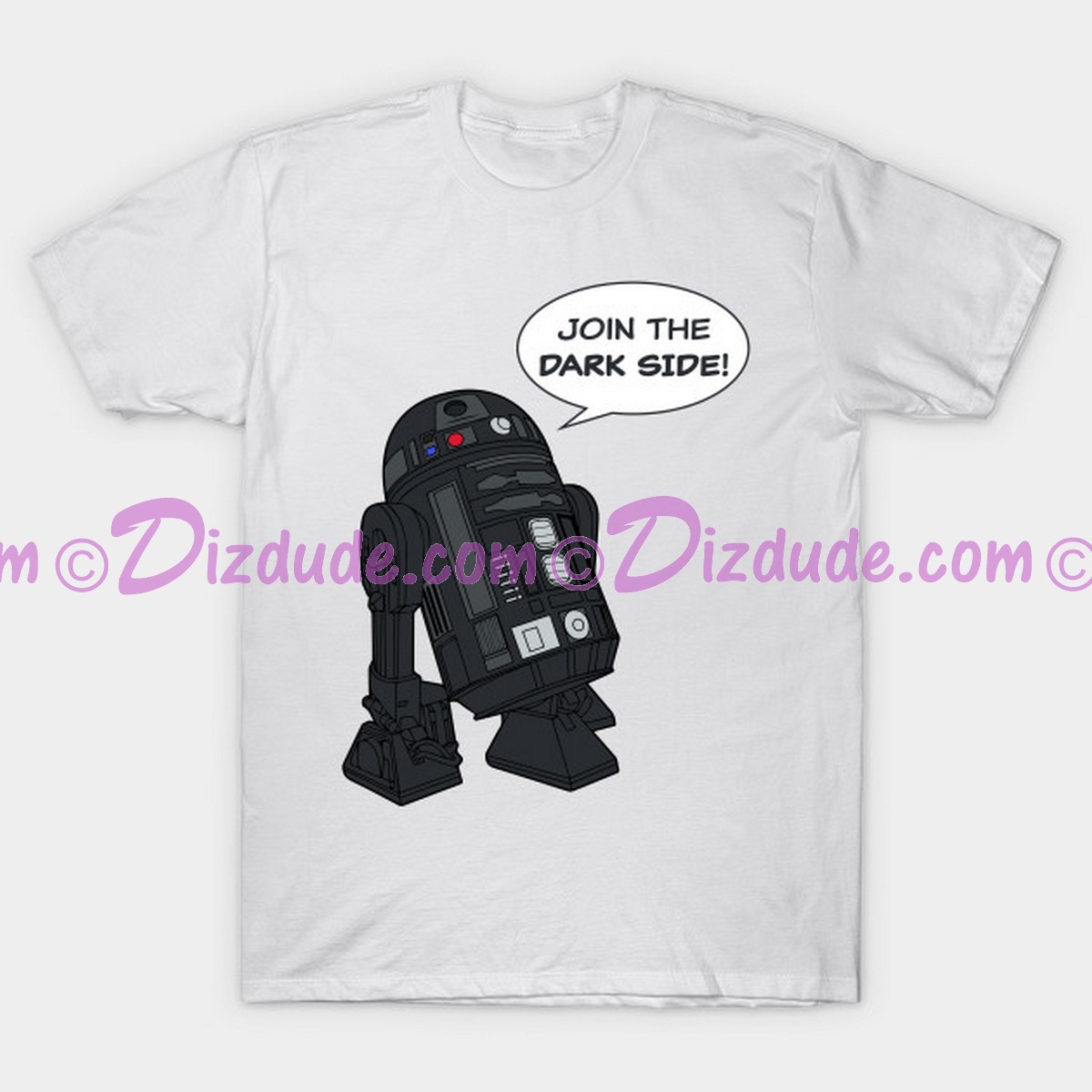 Star Wars Astromech Droid C2-B5 Join The Dark Side ~ Fantasy T-shirt (Tshirt, T shirt or Tee) © Dizdude.com