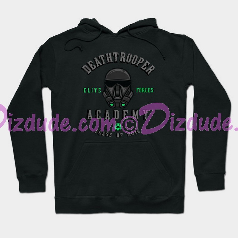 Star Wars DEATH TROOPER ELITE FORCES ACADEMY ~ Class of 2016 Fantasy Hoodie - Sweatshirt - Long Sleeved T-shirt © Dizdude.com