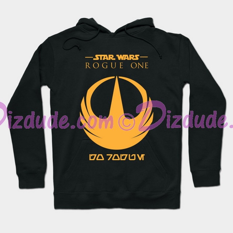 Star Wars Rogue One Symbol Fantasy Hoodie - Sweatshirt - Long Sleeved T-shirt © Dizdude.com