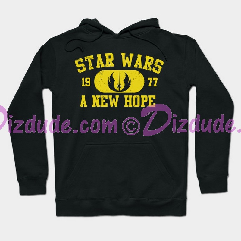 Star Wars Jedi Order Insignia A New Hope 1977 Fantasy Hoodie - Sweatshirt - Long Sleeved T-shirt © Dizdude.com