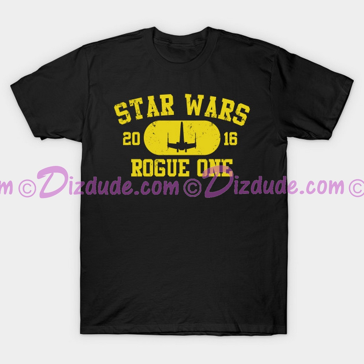 Star Wars Rogue One X-Wing 2016 Vintage Style ~ Fantasy T-shirt (Tshirt, T shirt or Tee) © Dizdude.com