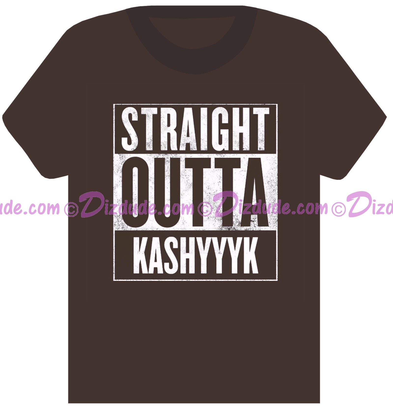 Star Wars STRAIGHT OUTTA KASHYYYK ~ Fantasy T-shirt (Tshirt, T shirt or Tee) © Dizdude.com
