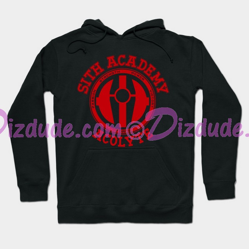 Star Wars Sith Academy Acolyte Fantasy Hoodie - Sweatshirt - Long Sleeved T-shirt © Dizdude.com
