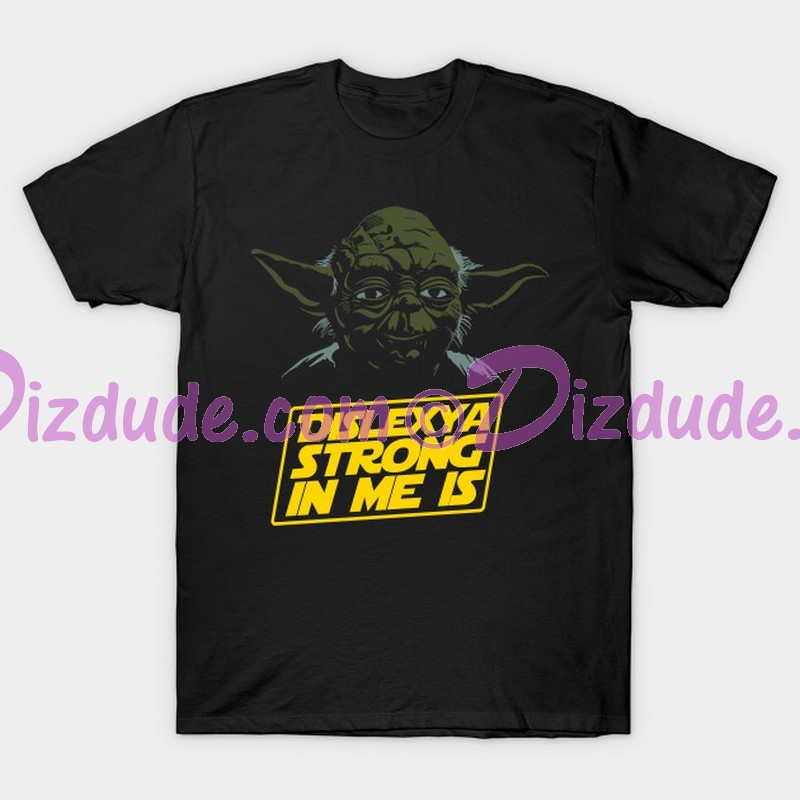 Star Wars Dyslexic Yoda ~ Fantasy T-shirt (Tshirt, T shirt or Tee) © Dizdude.com